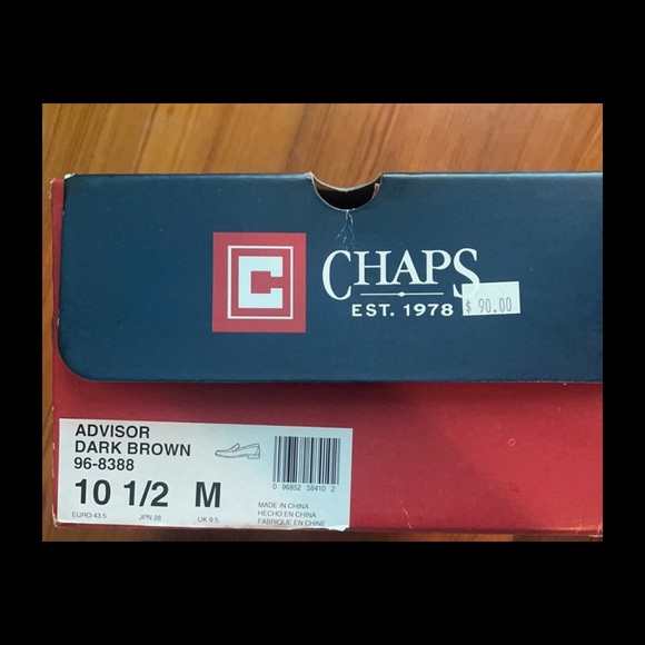 Men’s Chaps Dark Brown Dress Shoes main image 4